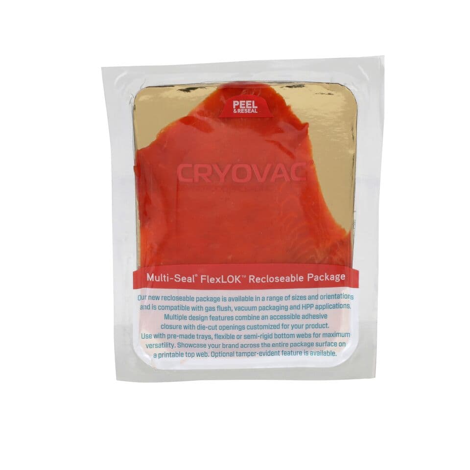 CRYOVAC® MultiSeal FlexLOK® Resealable Lid Film resmî ürün görseli 3